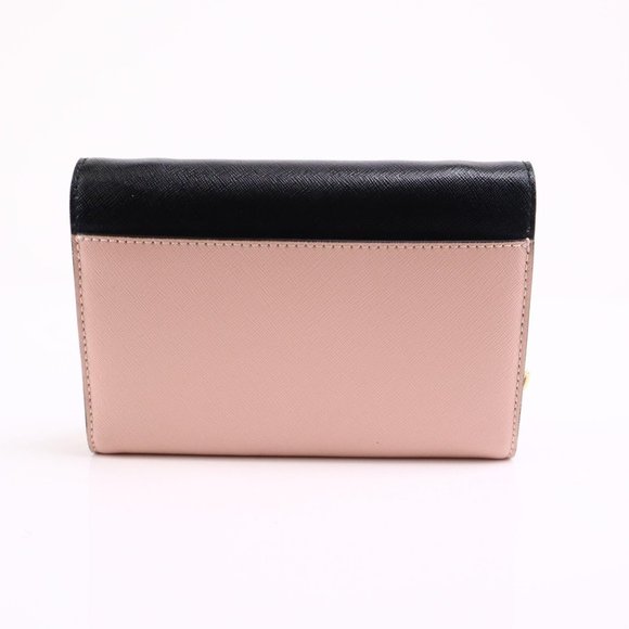 NEW Marc Jacobs SNAPSHOT Chain Wallet Pink Black - Picture 5 of 14
